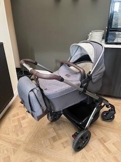 Silver Cross Wave kinderwagen + Cybex Maxi-Cosi & Isofix, Met autostoeltje, Zo goed als nieuw, Ophalen, Kinderwagen