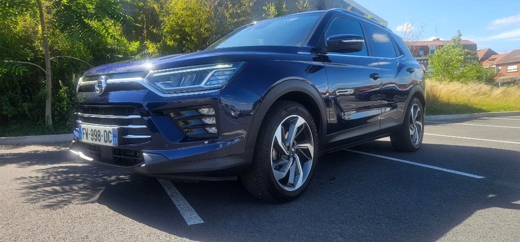 SSANGYONG KORANDO 1.6EXDI LIMITED B.V.A, Auto's, SsangYong, Blauw, Leder, 5 deurs, Particulier