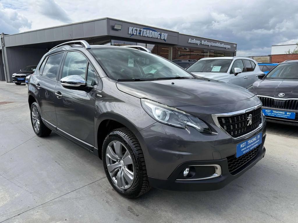 Peugeot 2008 1.2i NAVIGATIE PDC DIGITALE AIRCO CARPLAY BLUET, Autos, Argent ou Gris, Euro 6, Entreprise, 82 ch