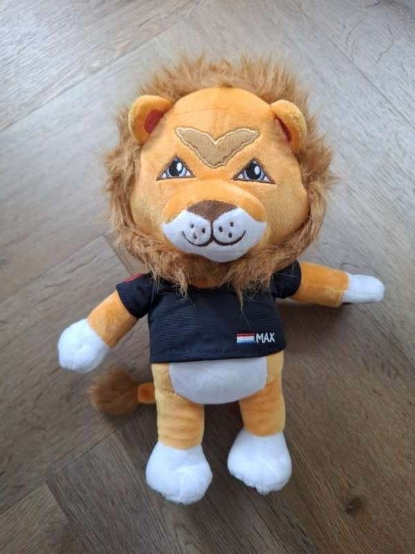 Max Verstappen Knuffelleeuw Jimmy, Enfants & Bébés, Neuf, Enlèvement ou Envoi, Overige karakters, Autres marques
