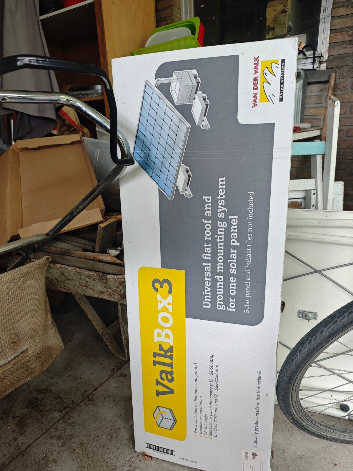 4 set montage zonnepanelen op plat dak of op de grond, Ophalen, Nieuw, Overige typen