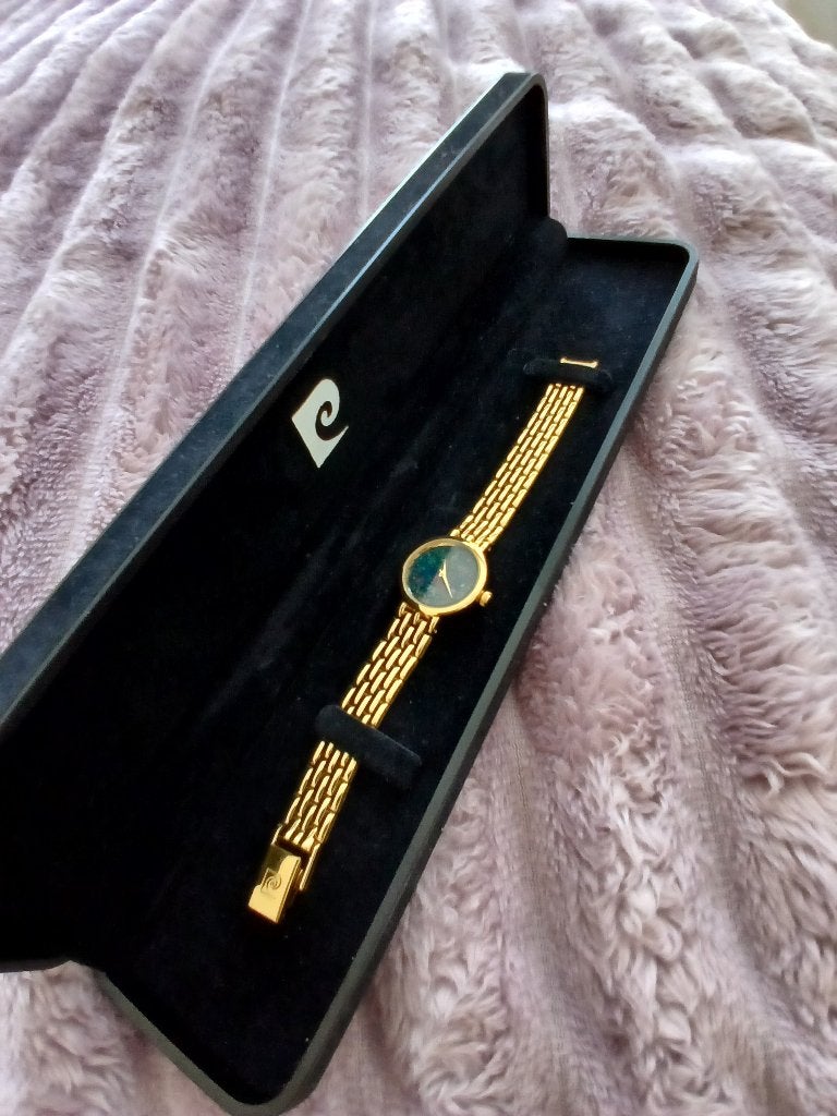 Montre vintage Pierre Cardin avec Opale Australienne, Handtassen en Accessoires, Horloges | Dames, Ophalen of Verzenden, Zo goed als nieuw