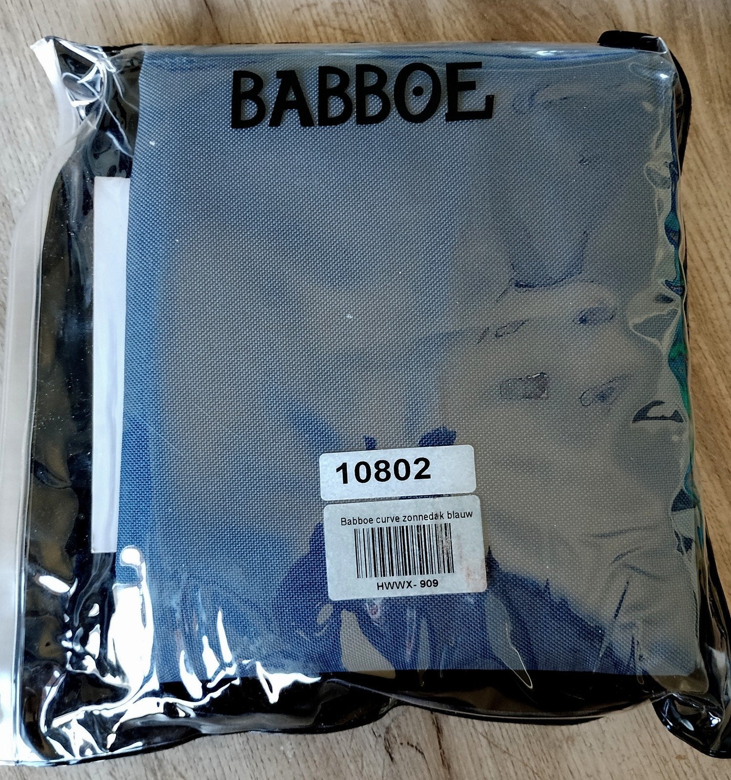 Babboe Curve Zonnedak (Blauw) voor bakfiets van babboe, Opvouwbaar, Zo goed als nieuw, 2 kinderen, Ophalen