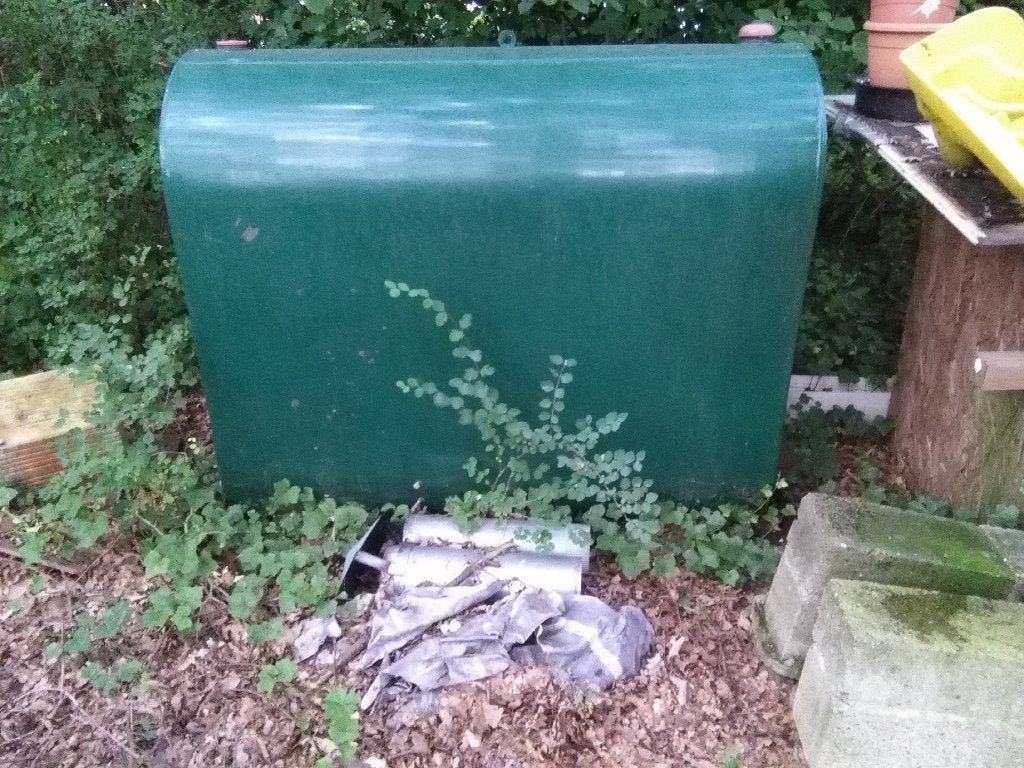 Mazoutank 1000 liter, Ophalen, Gebruikt