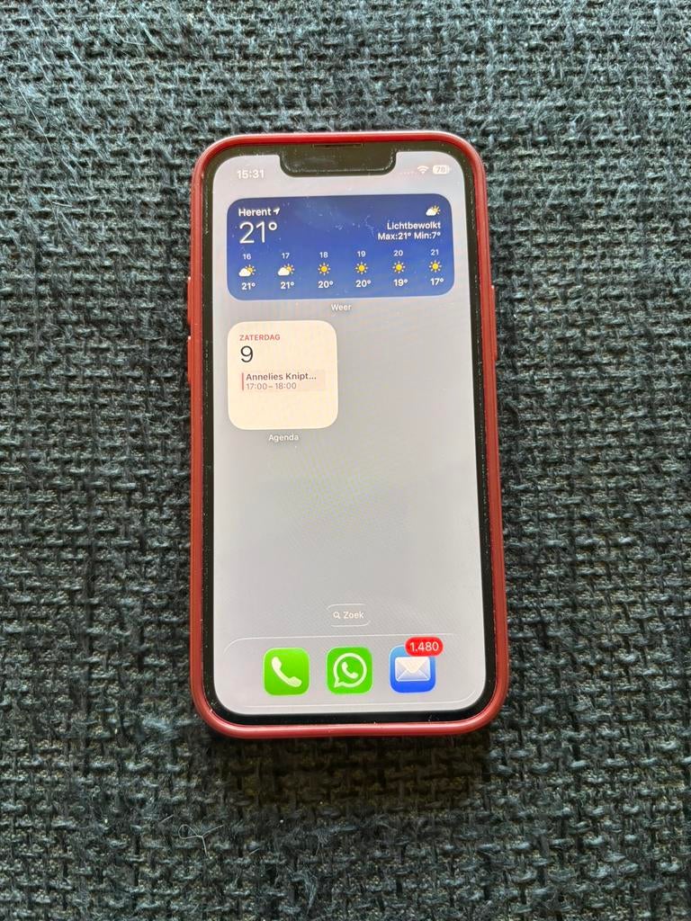 iPhone 13 mini édition rouge [128 Go/ 78 %], Télécoms, Rouge, 128 GB, Enlèvement ou Envoi, 78 %