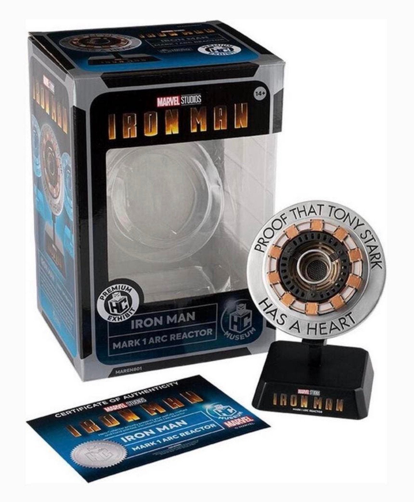 Iron Man réacteur à arc Marvel Museum nouveau collectionneur, Collections, Enlèvement ou Envoi, Neuf, Statue, Réplique ou Modèle