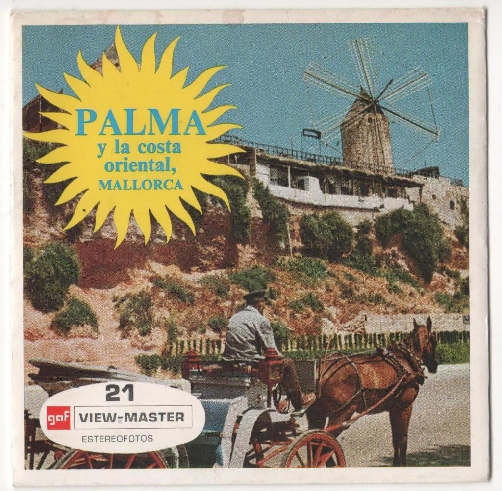 View-master Palma Mallorca C 247, Antiquités & Art, Antiquités | Jouets, Enlèvement ou Envoi