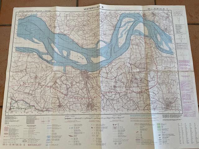 Carte du personnel de Watervliet : 73 x 67 cm, Envoi