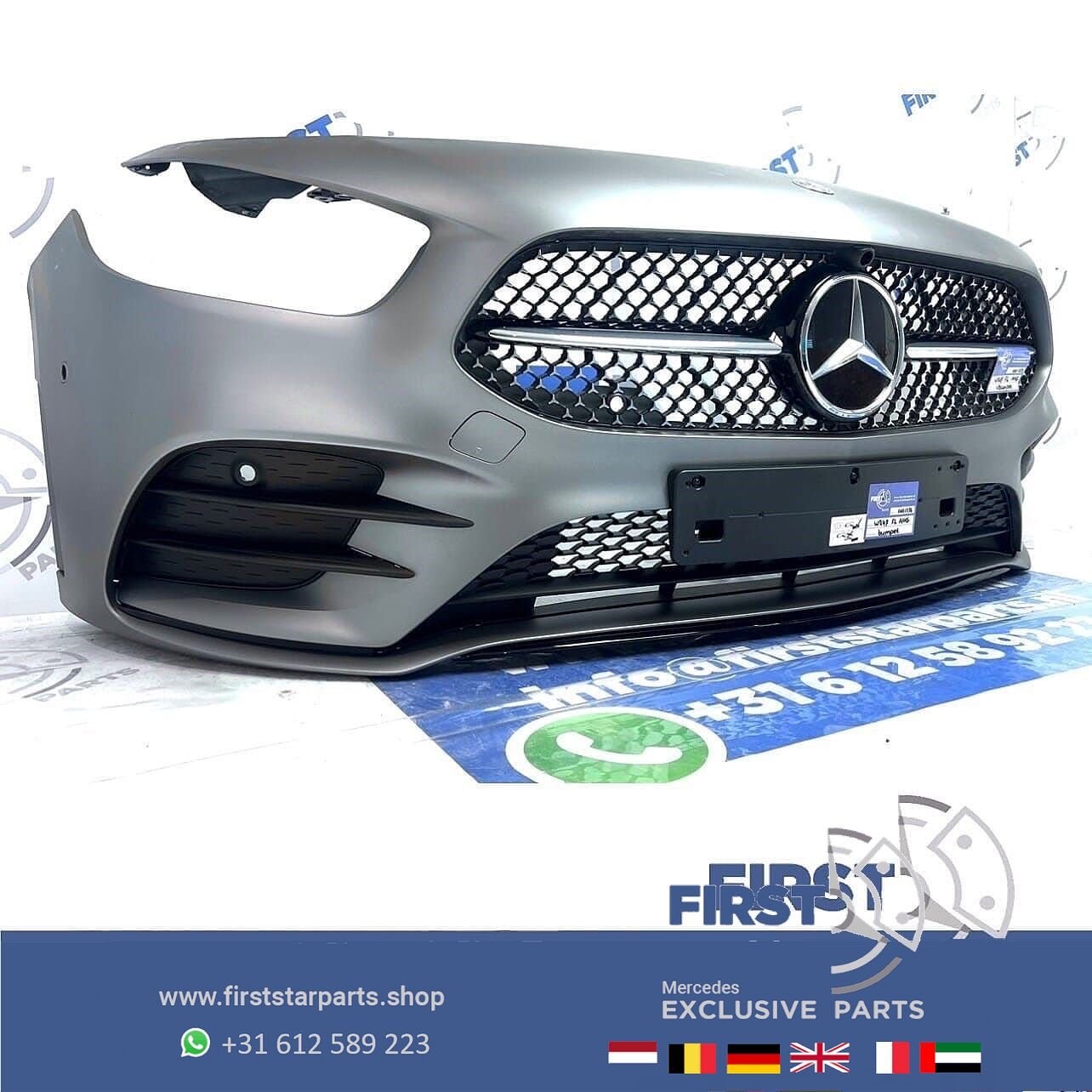W247 B KLASSE AMG FACELIFT BUMPER COMPLEET + STARS GRILLE or