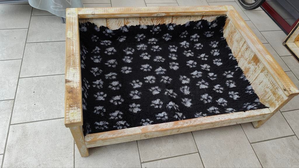 Stevige houten hondenmand - 70 x 100 cm, Ophalen