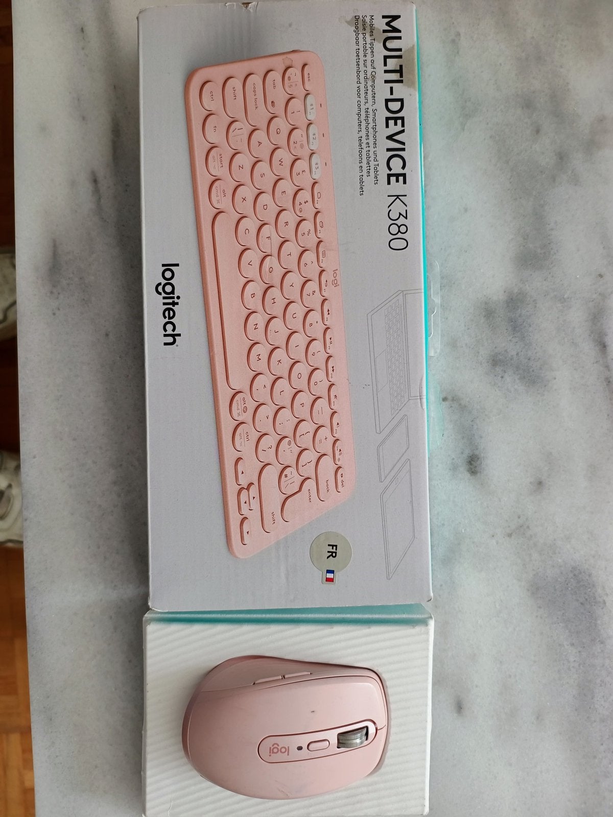 Kit clavier et souris sans fil, Informatique & Logiciels, Claviers, Enlèvement, Comme neuf, Sans fil