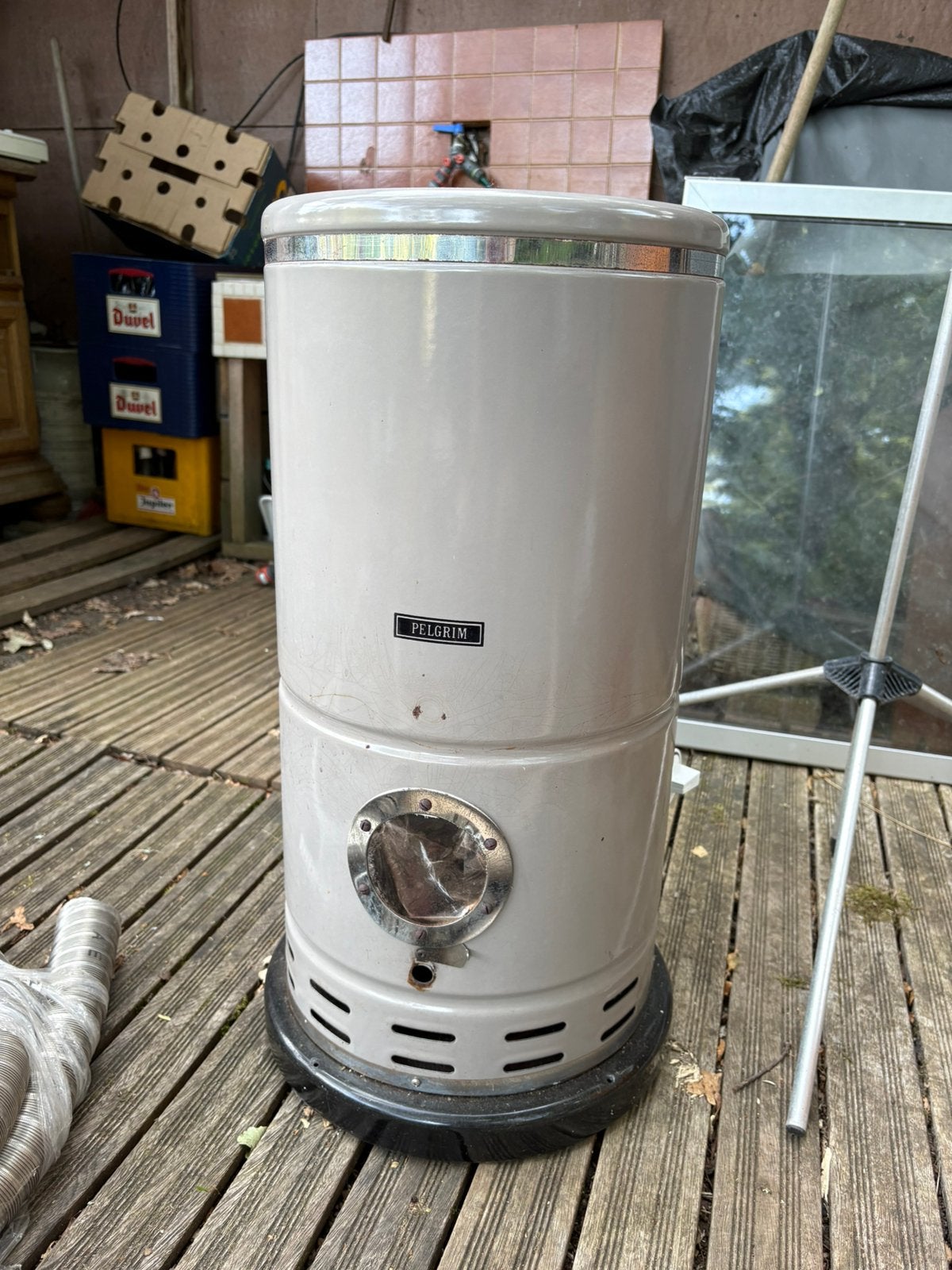 Pelgrim Bambino 46 op Propaan - retro kachel, Huis en Inrichting, Kachels, Ophalen, Gebruikt