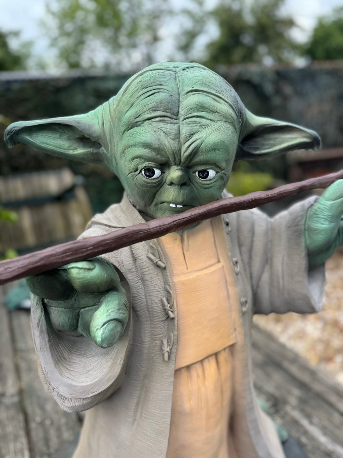 Grande statue de Yoda Star Wars, Collections, Enlèvement, Utilisé, Fantasy