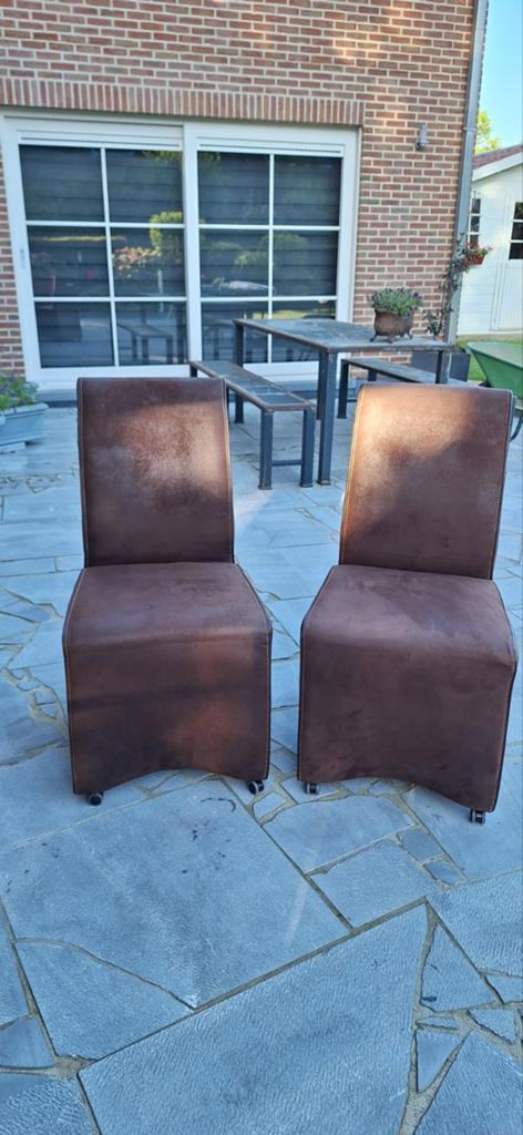 Chaises salle a manger a roulettes, Maison & Meubles