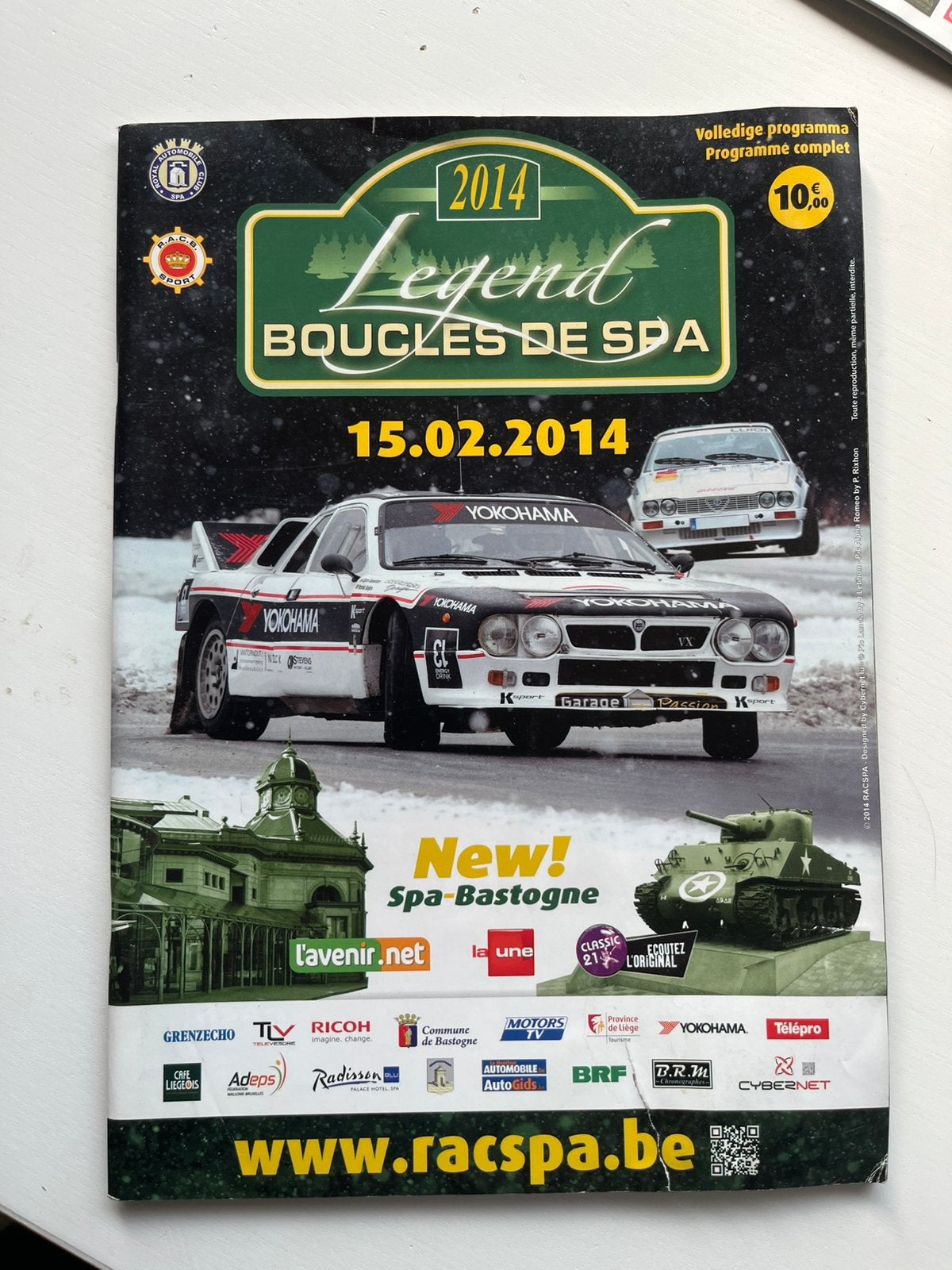 Legend Boucles Spa-programma 2014, Ophalen of Verzenden, Gelezen