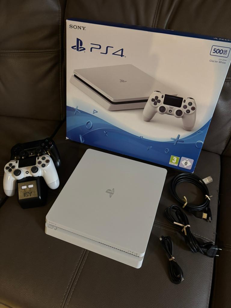 PlayStation 4 Glacier White, Games en Spelcomputers, Spelcomputers | Sony PlayStation 4, Zo goed als nieuw, Ophalen