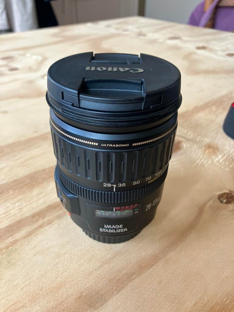 Canon zoom lens EF 28-135, Ophalen, Gebruikt, Macrolens, Zoom