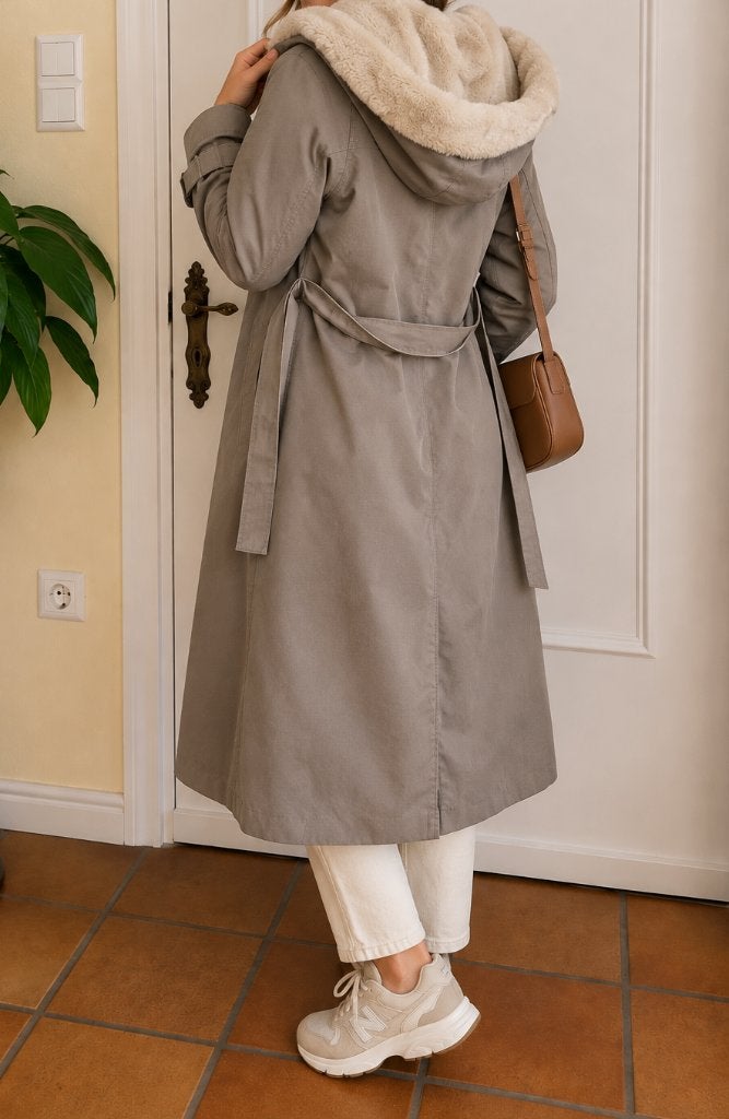 Veste d'hiver doublée en fausse fourrure Tyber taille 38, Vêtements | Femmes, Taille 38/40 (M), Gris, Enlèvement ou Envoi, Tyber