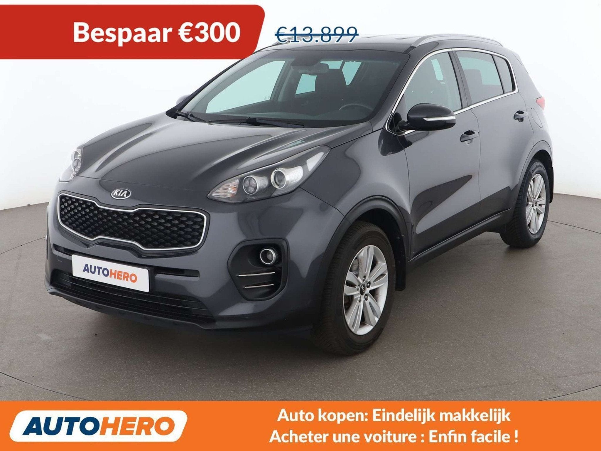Kia Sportage 1.6 Emotion 2WD (année de construction 2018), Autos, Achat, Noir, 5 portes, 5 places