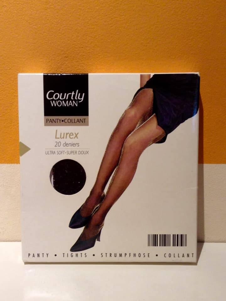 Courtly Lights Lurex 20 den T.M., Kleding | Dames, Leggings, Maillots en Panty's, Zwart, Nieuw, Maat 40/42 (M), Ophalen of Verzenden