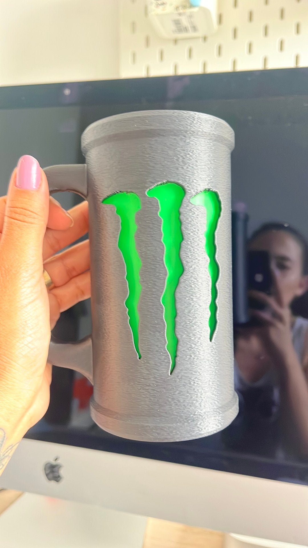 tasse monstre imprimée en 3D, Noir, Enlèvement ou Envoi, Sous-verre, Comme neuf