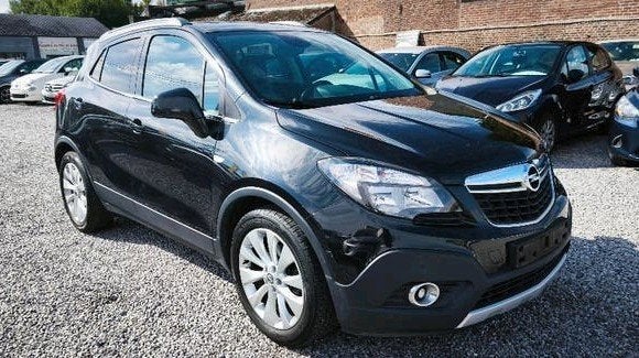 🆕OPEL MOKKA_1.6 i(116CH)_08/2016💢EUR.6B_EQUIP_145.000 KM💢, Auto's, Opel, 4 cilinders, Zwart, Leder, 5 deurs