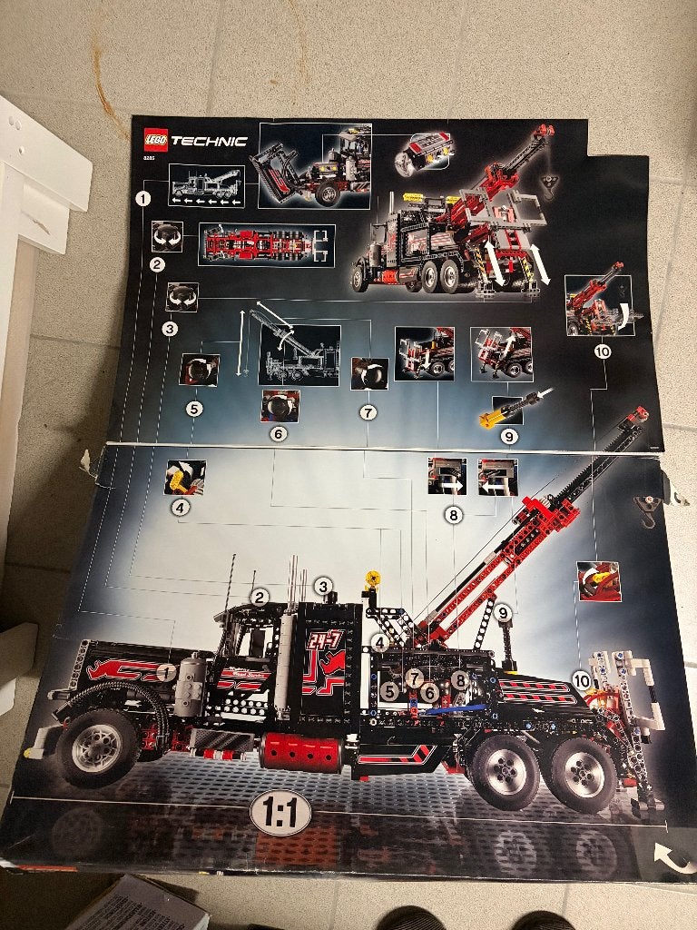 LEGO technic takelwagen, Ophalen, Lego, Zo goed als nieuw, Technic