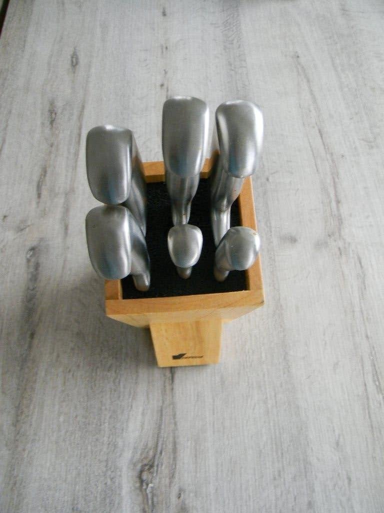 messenset Ventura, Ophalen, Zo goed als nieuw, Messenset, Inox of Chroom