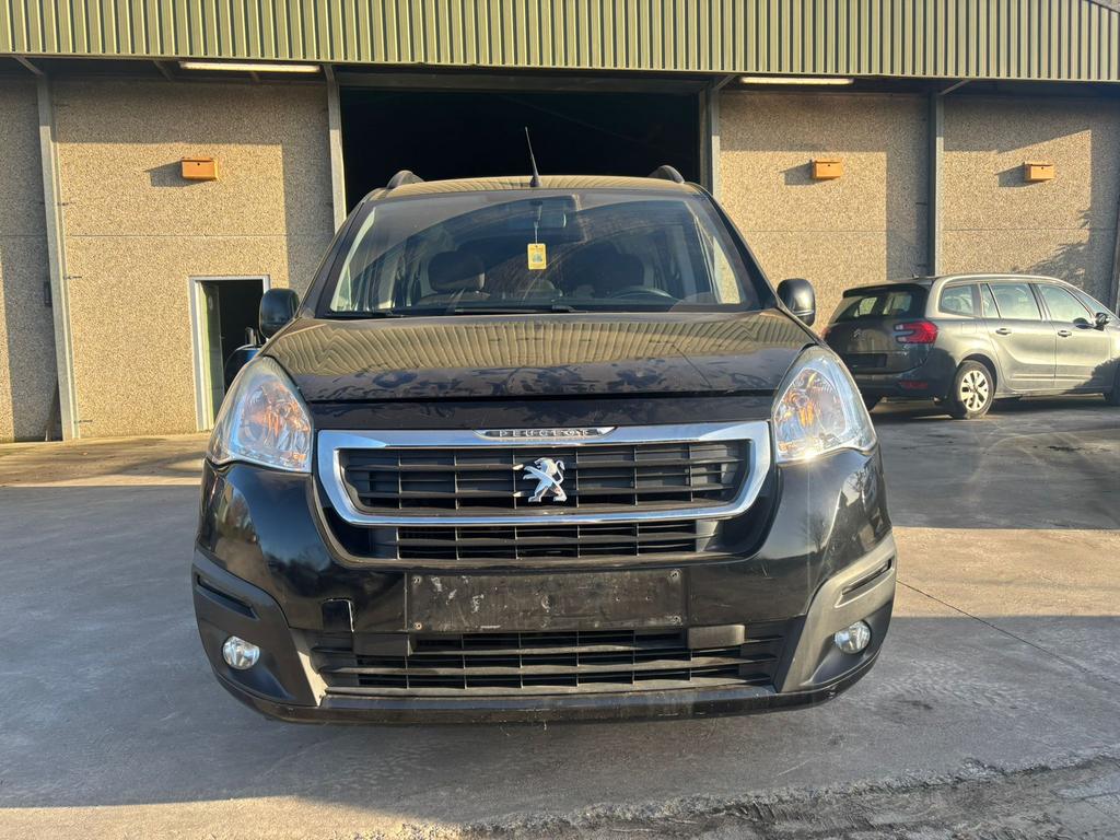 Peugeot partner 1.6HDI 7 Zit HANDELAAR/EXPORT, Auto's, Voorwielaandrijving, Stof, Zwart, Bedrijf