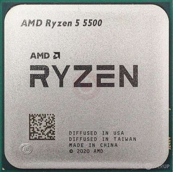 AMD Ryzen 5 5500 met koeler, Computers en Software, 6-core, Gebruikt, Socket AM4, 3 tot 4 Ghz