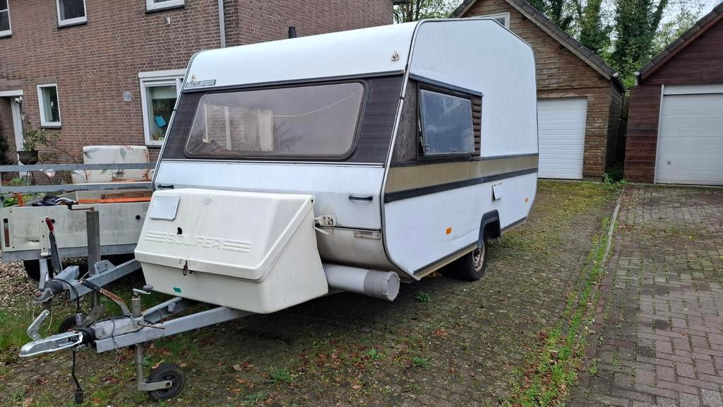 Solifer Artic 450 caravan winterklaar, Caravans en Kamperen, Caravans, Solifer, Particulier, 4 tot 5 meter, Koelkast