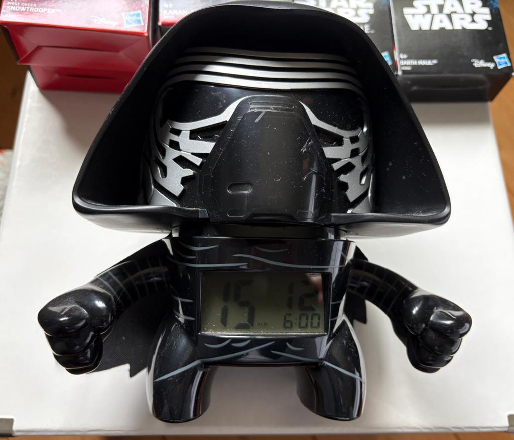 Wekker Darth Vader, Verzamelen, Ophalen, Gebruikt