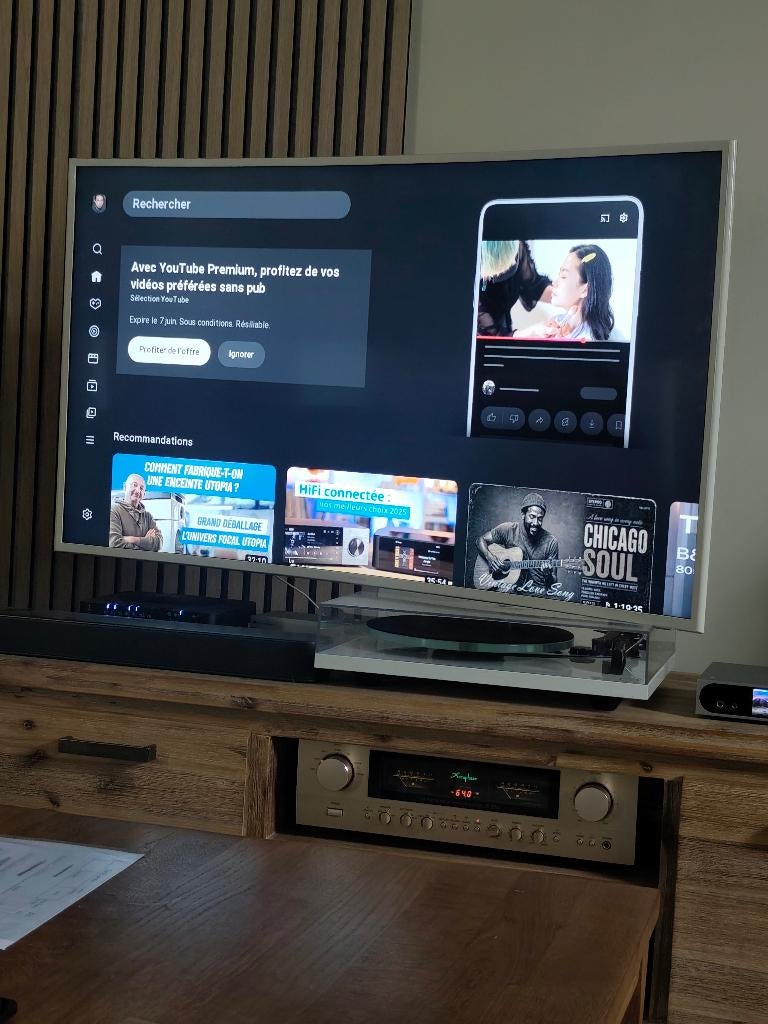 Tv samsung + barre son jbl, Audio, Tv en Foto, Televisies, Ophalen, 100 Hz, Samsung, 100 cm of meer