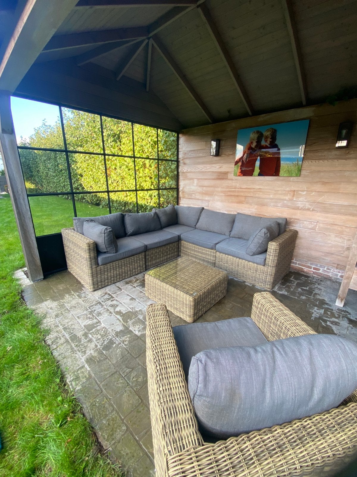 Tuinloungeset, Jardin & Terrasse, Enlèvement, Comme neuf, Sets de jardin