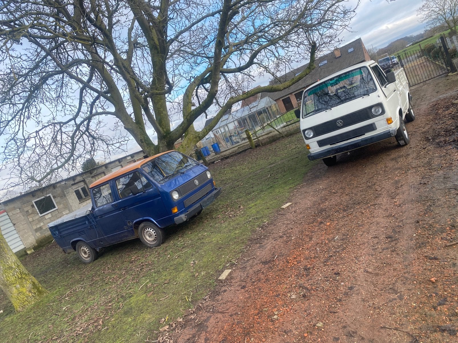 Volkswagen T3 doka, Auto's, 4 deurs, Achterwielaandrijving, Blauw, Leder en Stof