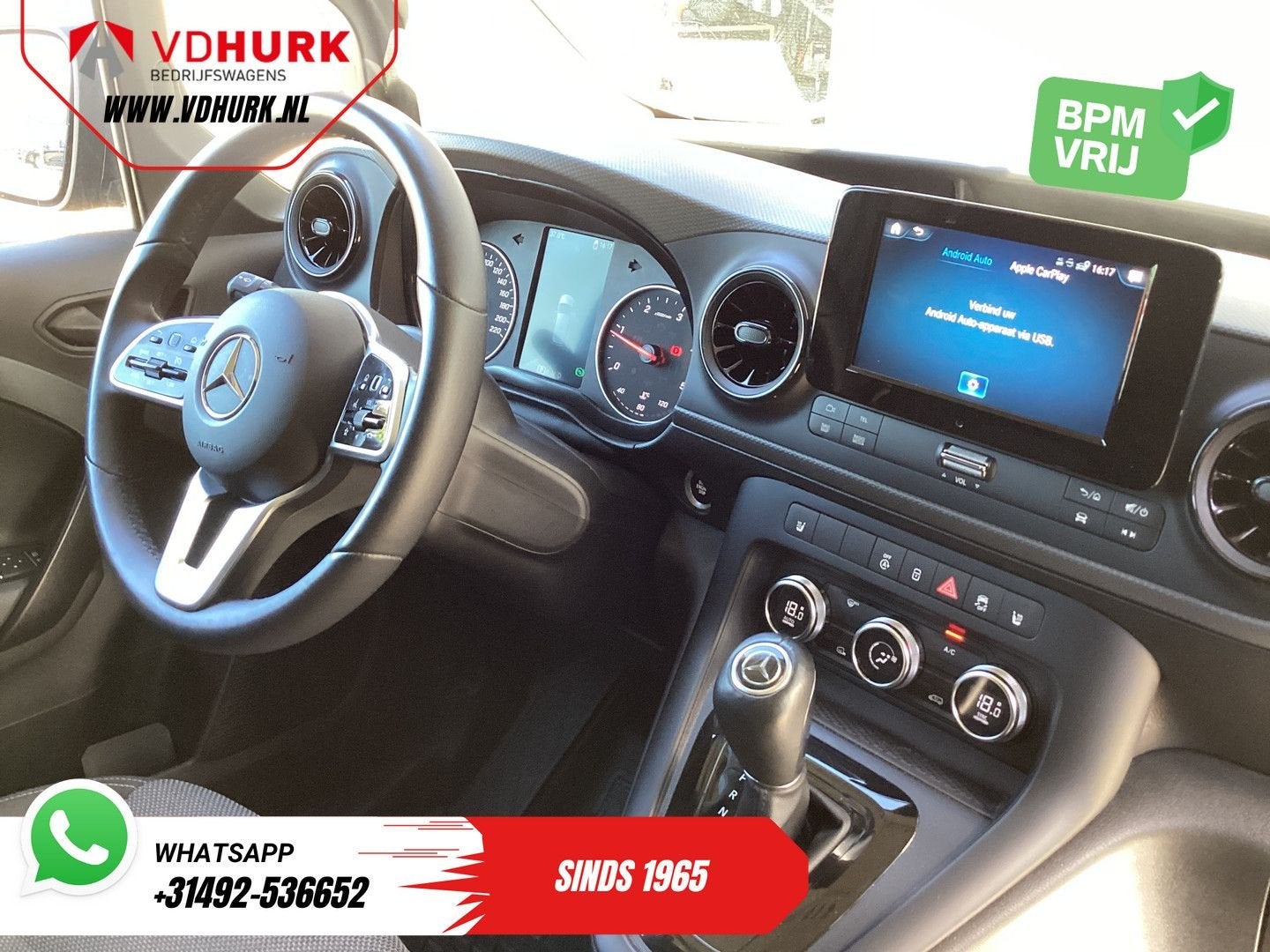 Mercedes-Benz Citan 112 CDI Aut. LED/ Stoelverw./ Keyless/ C, Automaat, Zwart, Mercedes-Benz, Bedrijf