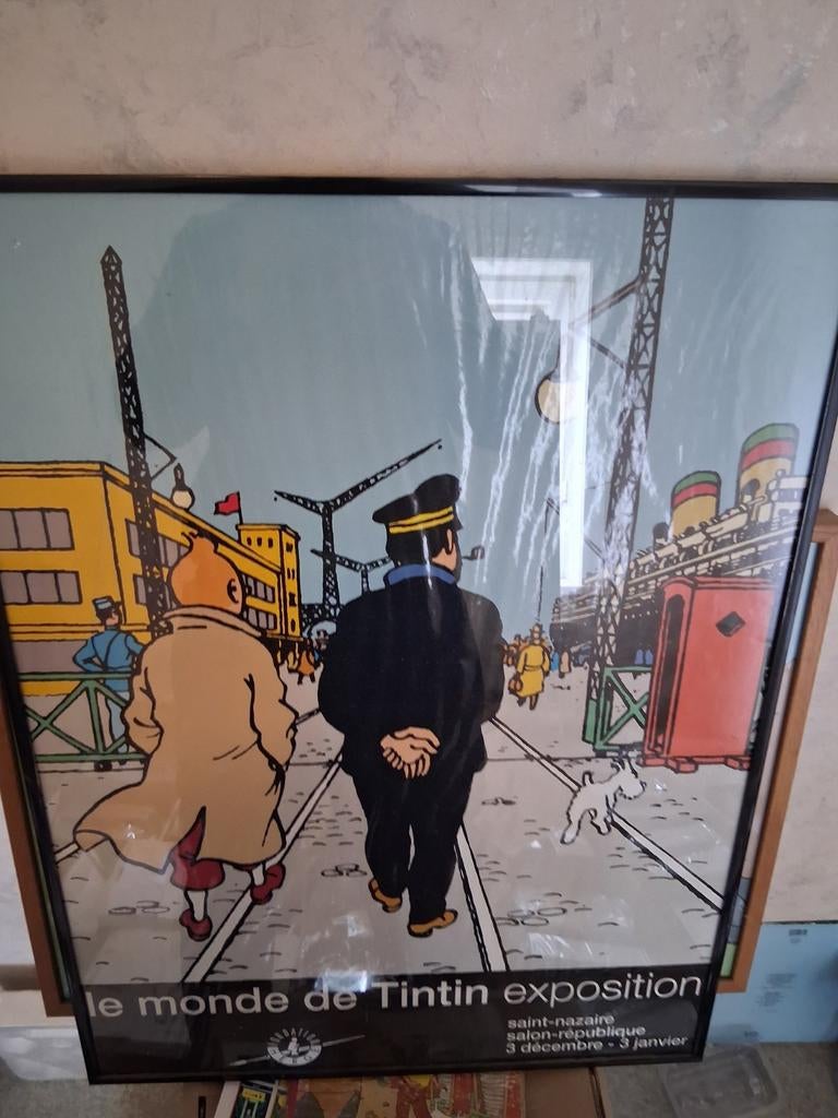Tintin affiche rare, Enlèvement ou Envoi, Tintin