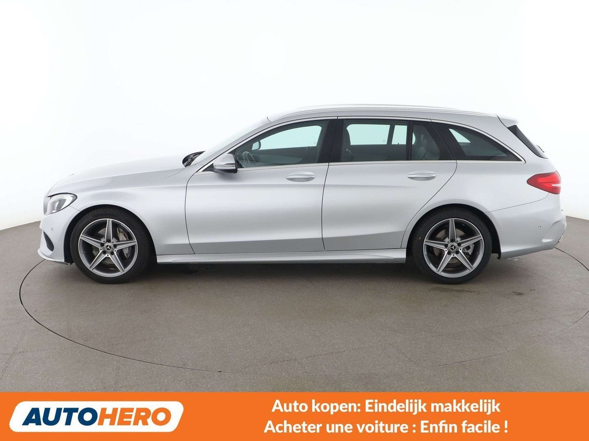 Mercedes-Benz C-Klasse 180 C 180 CGI T AMG Line (bj 2018), Auto's, Automaat, Achterwielaandrijving, Zwart, Overige brandstoffen