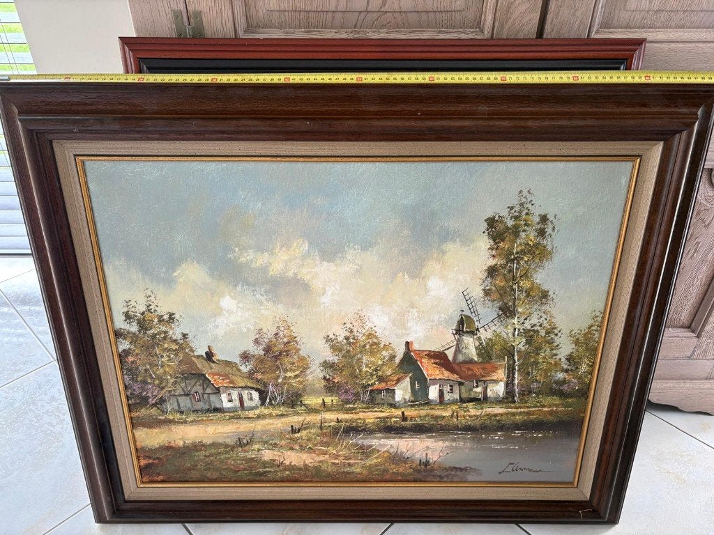 Schilderij olieverf stilleven 8, Antiek en Kunst, Kunst | Schilderijen | Klassiek, Ophalen