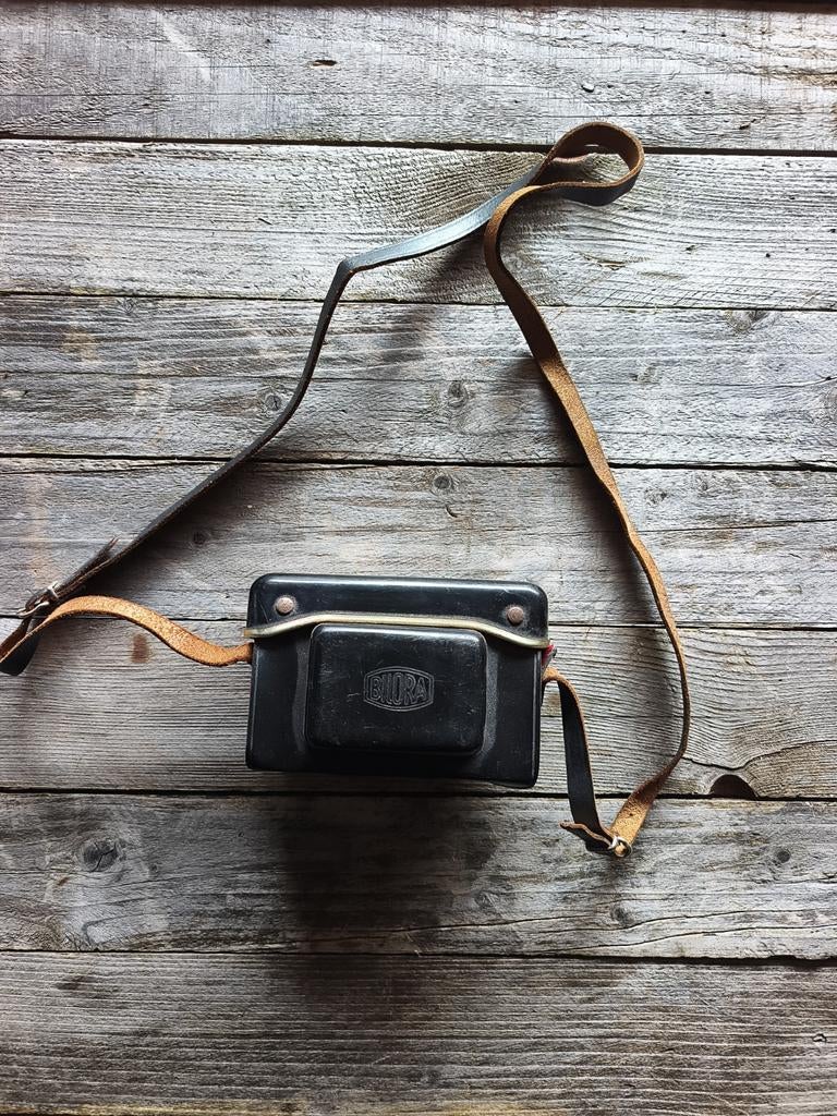 Appareil photo Bilora vintage avec étui d'origine, Antiquités & Art, Enlèvement ou Envoi