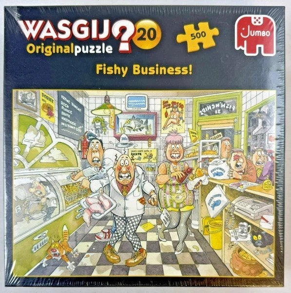 Puzzel Jumbo Wasgij Original 20 linke soep 500 stukjes Nieuw, Verzenden, 500 t/m 1500 stukjes, Zo goed als nieuw, Legpuzzel