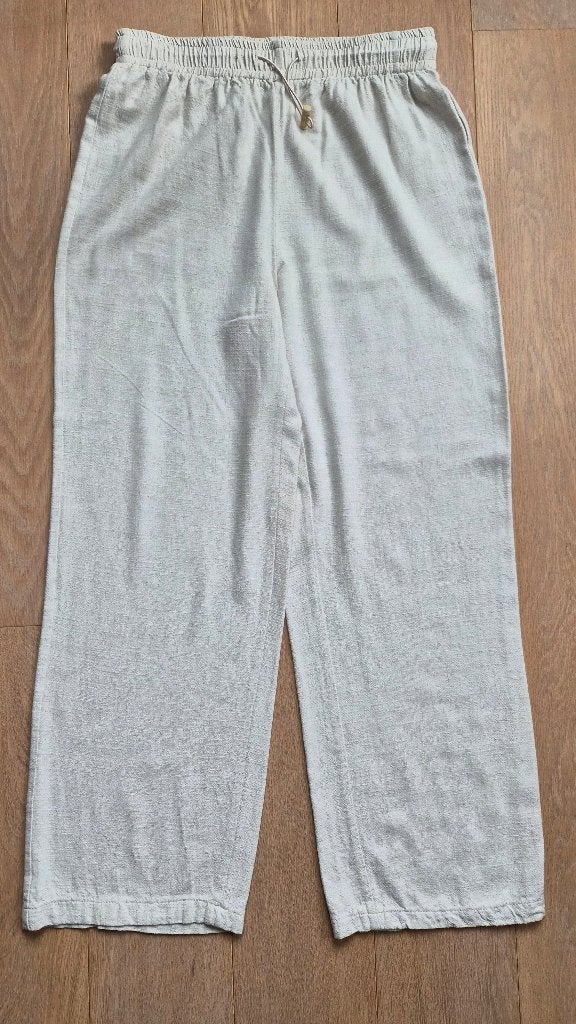 Lichte broek, maat M, Kleding | Dames, Maat 38/40 (M), Wit, Nieuw, Ophalen of Verzenden