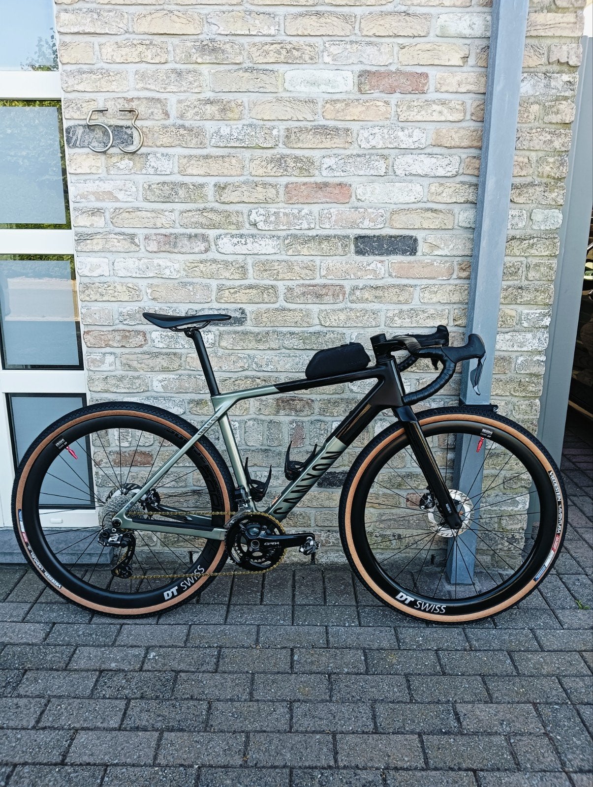 Canyon Grail CF SLX 8 Di2 powemeter extra wegwielen small, Enlèvement