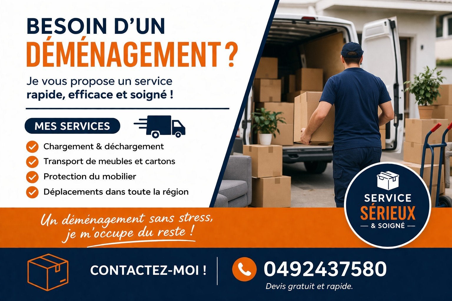 Déménagement - livraison - déplacement