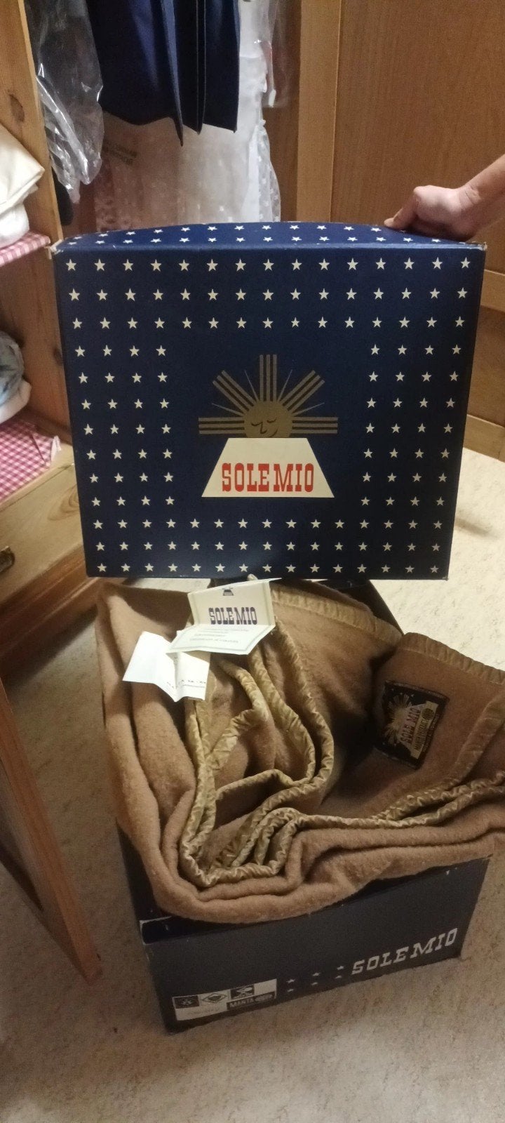 Sole mio dekens, Enlèvement