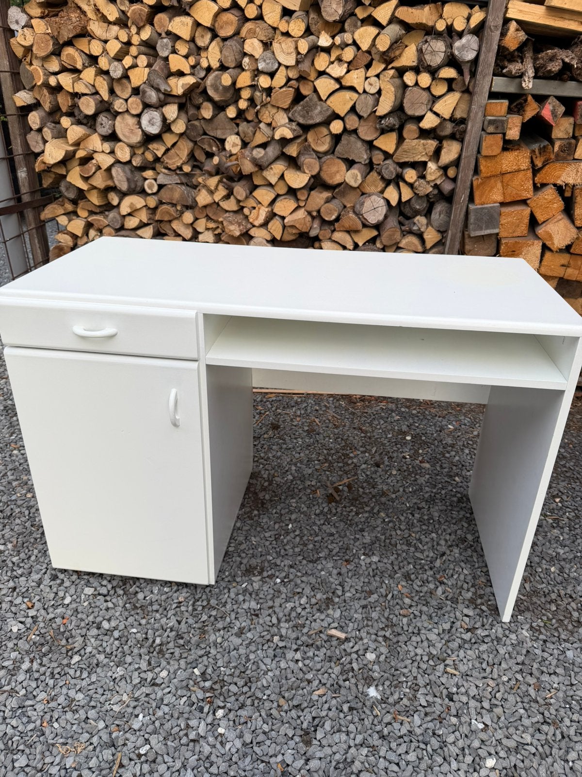 Bureau, Maison & Meubles, Bureaux, Enlèvement, Utilisé, Blanc