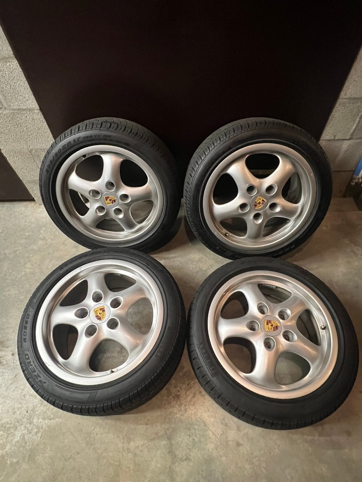 Originele Porsche 993 velgen breedset cup velgen, Auto-onderdelen, Ophalen, Porsche