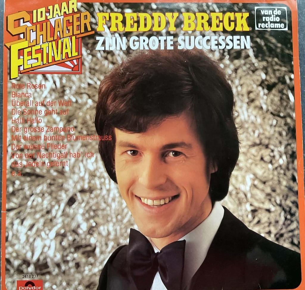 lp - Freddy Breck "Zijn Grootste Successen", Cd's en Dvd's, Vinyl | Overige Vinyl, Originele persing, Ophalen of Verzenden, Zo goed als nieuw