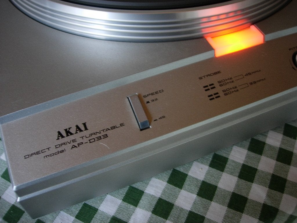 Akai AP-D33 Japan Direct Drive Sera Testée, Enlèvement, Reconditionné, Akai, Réglage pitch