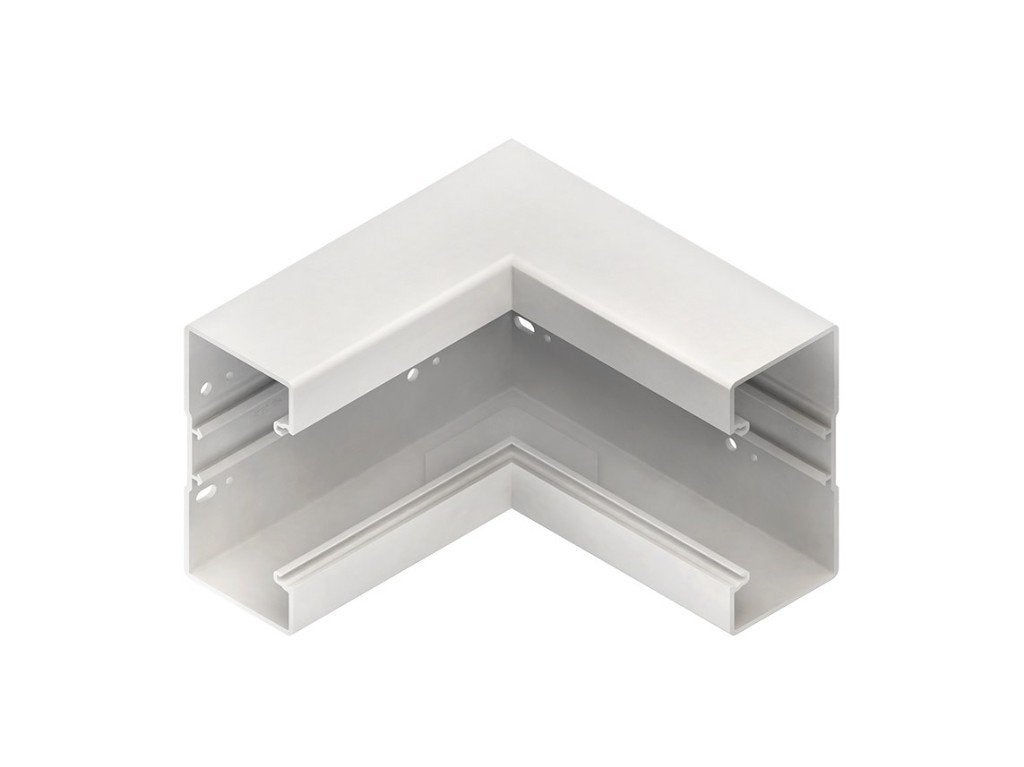 Binnenhoek wandgoot PVC 105mm RAL9010, Verzenden